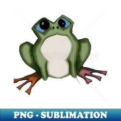 Cute Frog Drawing - Premium Sublimation Digital Download - Revolutionize Your Designs