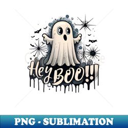 Hey Boo Cute and Funny - Premium Sublimation Digital Download - Enhance Your Apparel with Stunning Detail