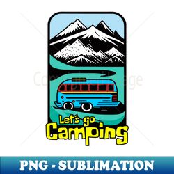 Exploring the Great Outdoors A Beginners Guide to Camping - Trendy Sublimation Digital Download - Perfect for Creative Projects