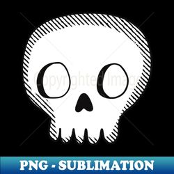 Cute Halloween skull - Elegant Sublimation PNG Download - Unleash Your Creativity