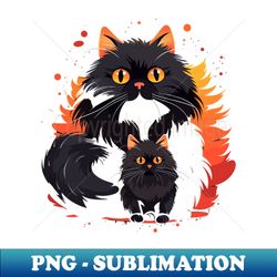 Persian Cat Fathers Day - PNG Transparent Sublimation File - Bring Your Designs to Life