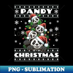 Pandy Christmas - Creative Sublimation PNG Download - Spice Up Your Sublimation Projects