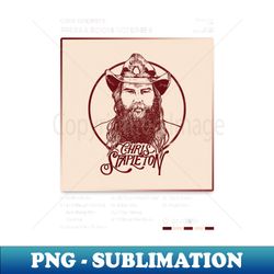 Chris Stapleton - From A Room Volume 1 Tracklist Album - Instant Sublimation Digital Download - Instantly Transform Your Sublimation Projects