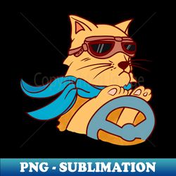 Motorsport Race Cat Racer Pop Art - Sublimation-Ready PNG File - Perfect for Sublimation Mastery