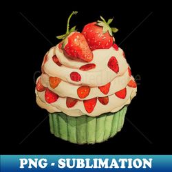 Strawberry Shortcake - Decorative Sublimation PNG File - Add a Festive Touch to Every Day