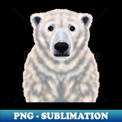 cute polar bear drawing - premium sublimation digital download - stunning sublimation graphics