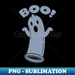 Halloween Condom Boo Ghost face - PNG Transparent Sublimation File - Perfect for Creative Projects