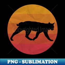 Wild Cat - Vintage Sublimation PNG Download - Revolutionize Your Designs