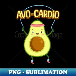 Avo Cardio - Vintage Sublimation PNG Download - Defying the Norms