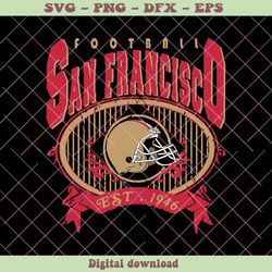 San Francisco Football 1946 NFL Team SVG For Cricut Files