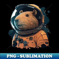 Capybara astronaut - Premium PNG Sublimation File - Spice Up Your Sublimation Projects