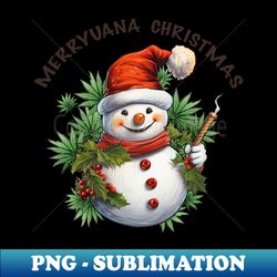 Merryjuana Christmas - Stylish Sublimation Digital Download - Transform Your Sublimation Creations