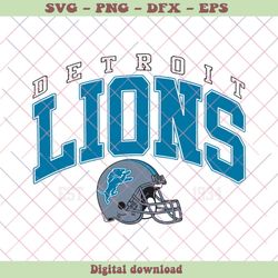Vintage Detroit Lions Est 1934 NFL Team SVG For Cricut Files