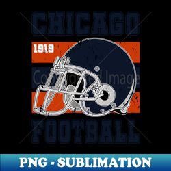 Chicago Retro Football - Special Edition Sublimation PNG File - Perfect for Sublimation Mastery