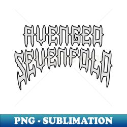 AVENGED SPIKE FONT - Special Edition Sublimation PNG File - Perfect for Sublimation Mastery