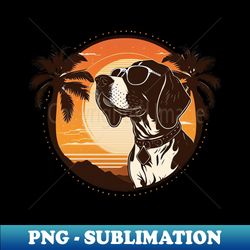 Pointer dog with sunglasses - Stylish Sublimation Digital Download - Transform Your Sublimation Creations