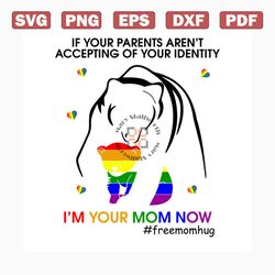 If your parents aren't accepting of your identity svg, mothers day svg, mom svg, mama bear svg, bears svg, baby bear svg