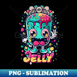 Jolly Jelly Roll with a Sprinkle Grin - Vintage Sublimation PNG Download - Enhance Your Apparel with Stunning Detail