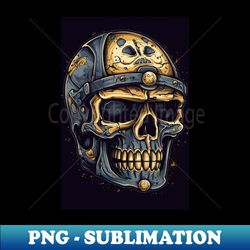 cartoon football helmet  skull 4 - creative sublimation png download - fashionable and fearless