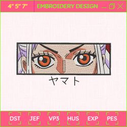 Anime Inspired Embroidery Designs, Anime Character Embroidery Files, Instant Download, Digital Download