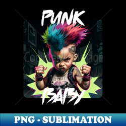Graffiti Style - Cool Punk Baby 4 - Vintage Sublimation PNG Download - Boost Your Success with this Inspirational PNG Download
