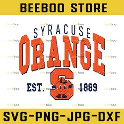 Vintage 90's Syracuse Orange Svg, Syracuse Svg, Vintage Style University Of Syracuse Svg, Png Svg dxf NCAA Svg, NCAA