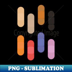 adhesive bandage dressing colorful - instant sublimation digital download - spice up your sublimation projects