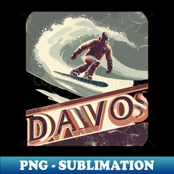 Davos Switzerland - Instant Sublimation Digital Download - Boost Your Success with this Inspirational PNG Download
