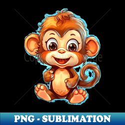 Baby Monkey - Special Edition Sublimation PNG File - Unlock Vibrant Sublimation Designs
