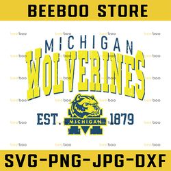 Vintage 90's Michigan Wolverines, Michigan , Vintage Style University Of Michigan s, NCAA  Team vg, NCAA svg