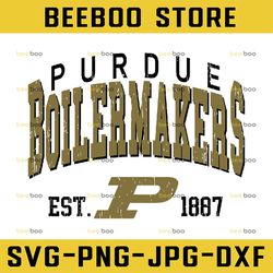 Vintage 90's Purdue Boilermakers Svg, Purdue Svg, Vintage Style University Of Purdue Png Svg dxf NCAA Svg, NCAA Sport