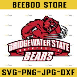 Bridgewater State Bears Football Svg, California Est.1850 Svg, Png Svg dxf NCAA Svg, NCAA Sport Svg, Digital Download