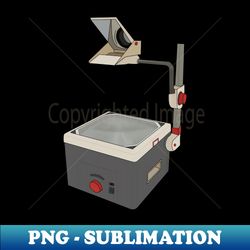 OHP 80s 90s Overhead Projector - Exclusive PNG Sublimation Download - Stunning Sublimation Graphics