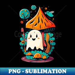 Cute Ghosts Haunting with Delight - High-Quality PNG Sublimation Download - Instantly Transform Your Sublimation Projects