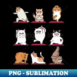 Exotic Shorthair Yoga - Modern Sublimation PNG File - Perfect for Personalization