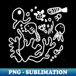 Sea Doodle - Stylish Sublimation Digital Download - Instantly Transform Your Sublimation Projects