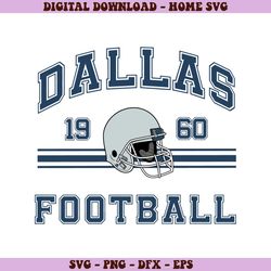 Retro Dallas Fooball 1960 NFL SVG For Cricut Files