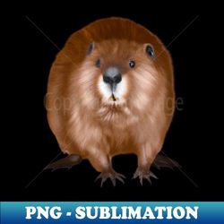 Cute Beaver Drawing - Exclusive PNG Sublimation Download - Perfect for Personalization
