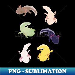 Cute Axolotl - Special Edition Sublimation PNG File - Transform Your Sublimation Creations