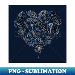 galaxy flowers pattern - vintage sublimation png download - instantly transform your sublimation projects