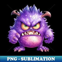 Angry Monster 3 - Digital Sublimation Download File - Perfect for Sublimation Mastery