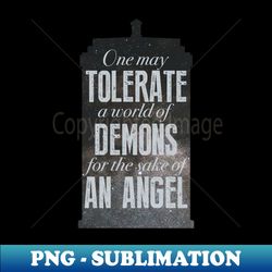 For the Sake of an Angel - Decorative Sublimation PNG File - Transform Your Sublimation Creations
