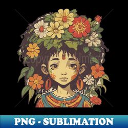 flower child - premium png sublimation file - bold & eye-catching
