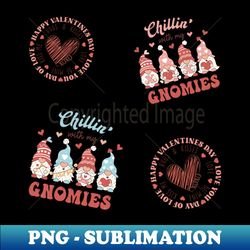 retro cute valentine stickers pack - professional sublimation digital download - bold & eye-catching