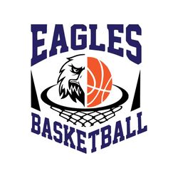 Basketball Eagles Svg, Eagles Svg, Basketball Svg, Sports Svg, Eagles Mascot Svg Files For Cricut, Eagle Basketball, Bas