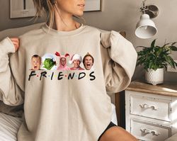 Christmas Sweatshirt,Christmas Friends Sweater,Christmas Party Outfit,Holiday Gifts,Funny Christmas Sweater,Ugly Sweater