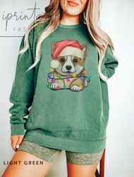 Corgi Christmas Sweatee, Corgi mom Christmas Sweatshirt, Christmas Corgi dog shirt, Corgi Dog mom tee, gift for dog love