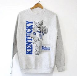 Vintage 90s NCAA Kentucky Wildcats Sweatshirt, University of Kentucky Wildcats
