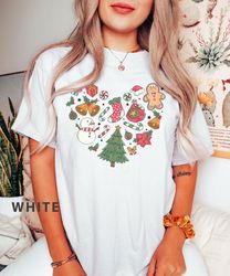 Cute Christma elements t-shirt, Christmas little things t-shirt, holiday apparel, Christmas tee, iPrintasty Christmas Co