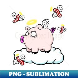 All Pigs Go To Heaven - PNG Transparent Sublimation File - Enhance Your Apparel with Stunning Detail